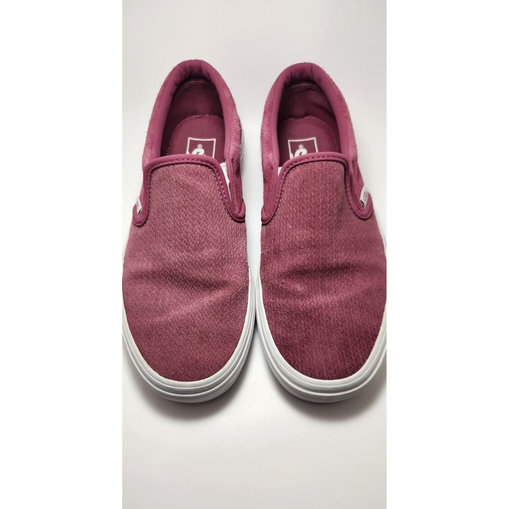 VANS Slip-On Low Top "Dry Rose" Maroon Sneakers Casual Woman's US 8 Men's US 6.5 - Picture 4 of 8